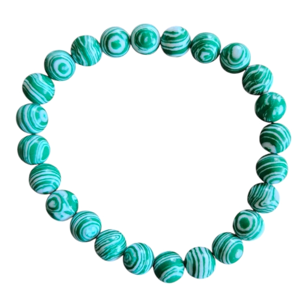 Malachite Stackable Bracelets - Picture 2 of 4